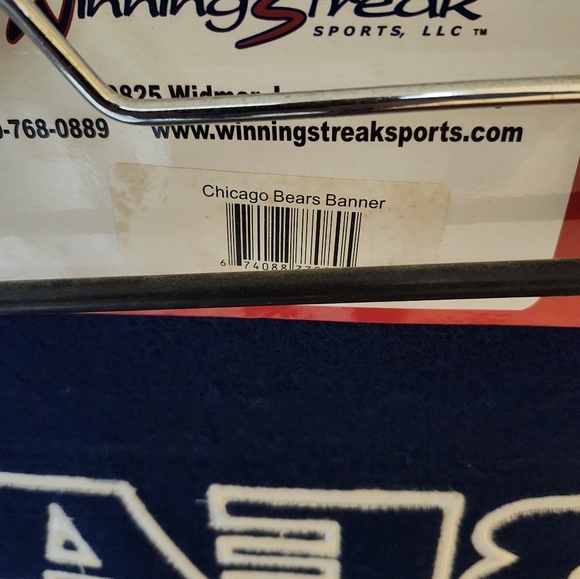 Chicago Bears 24" x 38" Wool NFL Dynasty Banner - Picture 5 of 6